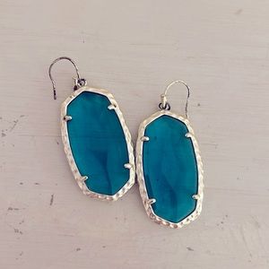 Kendra Scott blue stone earrings